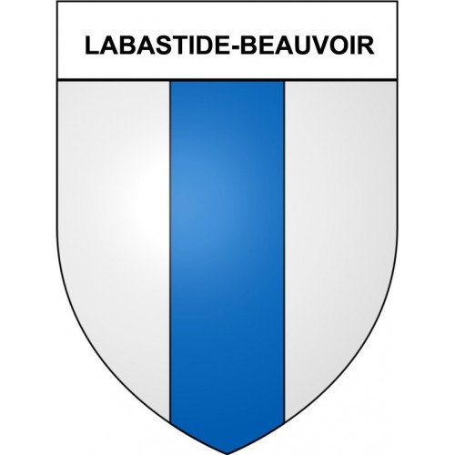 Stickers coat of arms Bazas adhesive sticker