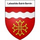 Stickers coat of arms Bazas adhesive sticker