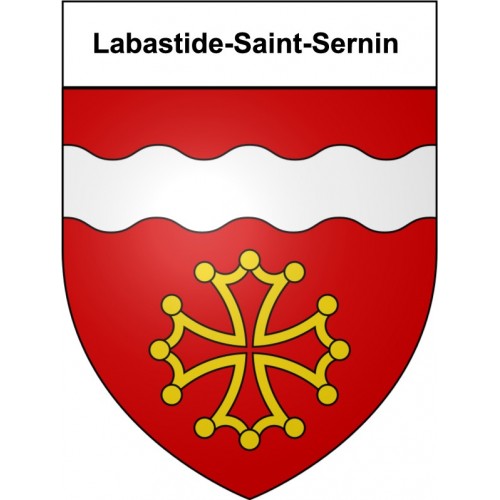Labastide-Saint-Sernin 31 ville Stickers blason autocollant adhésif