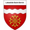 Labastide-Saint-Sernin 31 ville Stickers blason autocollant adhésif