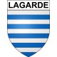 Lagarde 31 ville Stickers blason autocollant adhésif