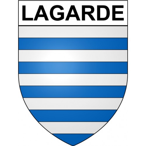 Lagarde 31 ville Stickers blason autocollant adhésif