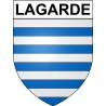Stickers coat of arms Bazas adhesive sticker