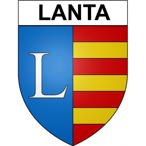 Stickers coat of arms Bazas adhesive sticker