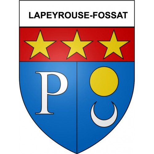 Lapeyrouse-Fossat 31 ville Stickers blason autocollant adhésif