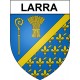 Larra 31 ville Stickers blason autocollant adhésif