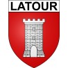 Latour 31 ville Stickers blason autocollant adhésif