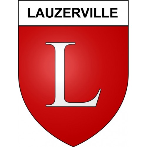 Lauzerville 31 ville Stickers blason autocollant adhésif