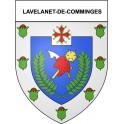 Lavelanet-de-Comminges 31 ville Stickers blason autocollant adhésif