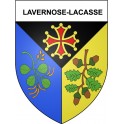 Stickers coat of arms Bazas adhesive sticker