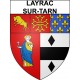 Stickers coat of arms Bazas adhesive sticker