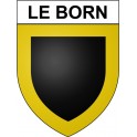 Stickers coat of arms Bazas adhesive sticker