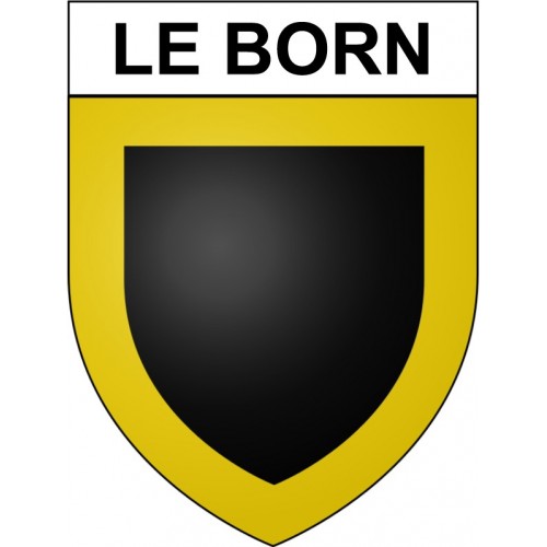 Le Born 31 ville Stickers blason autocollant adhésif
