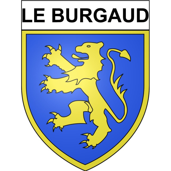 Le Burgaud 31 ville Stickers blason autocollant adhésif