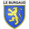 Le Burgaud 31 ville Stickers blason autocollant adhésif