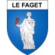 Le Faget 31 ville Stickers blason autocollant adhésif