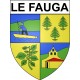 Le Fauga 31 ville Stickers blason autocollant adhésif