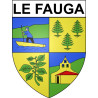 Stickers coat of arms Bazas adhesive sticker