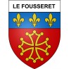 Le Fousseret 31 ville Stickers blason autocollant adhésif