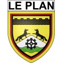 Le Plan 31 ville Stickers blason autocollant adhésif