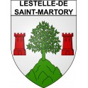 Lestelle-de-Saint-Martory 31 ville Stickers blason autocollant adhésif