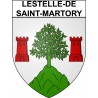 Lestelle-de-Saint-Martory 31 ville Stickers blason autocollant adhésif