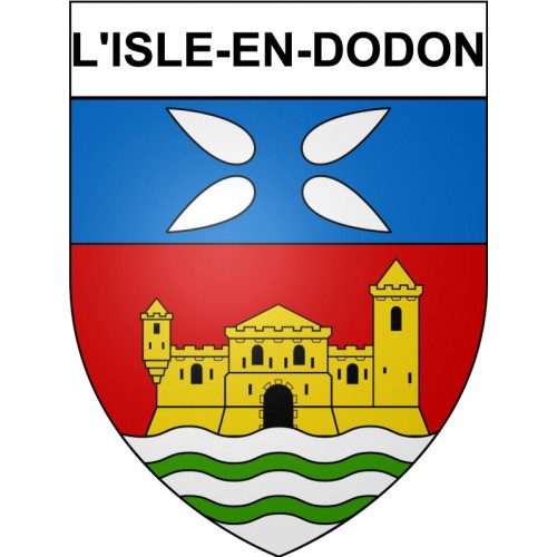 Stickers coat of arms Bazas adhesive sticker