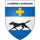 Loubens-Lauragais 31 ville Stickers blason autocollant adhésif