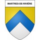 Martres-de-Rivière 31 ville Stickers blason autocollant adhésif