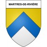 Martres-de-Rivière 31 ville Stickers blason autocollant adhésif