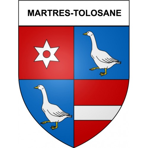 Stickers coat of arms Bazas adhesive sticker