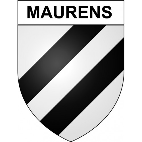 Maurens 31 ville Stickers blason autocollant adhésif