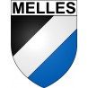 Melles 31 ville Stickers blason autocollant adhésif