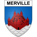 Stickers coat of arms Bazas adhesive sticker