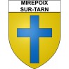 Mirepoix-sur-Tarn 31 ville Stickers blason autocollant adhésif