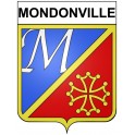 Stickers coat of arms Bazas adhesive sticker