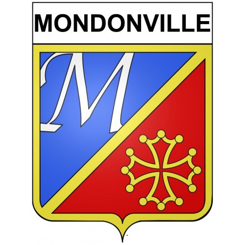 Mondonville 31 ville Stickers blason autocollant adhésif