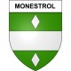 Monestrol 31 ville Stickers blason autocollant adhésif