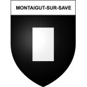 Stickers coat of arms Bazas adhesive sticker