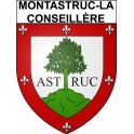 Montastruc-la-Conseillère 31 ville Stickers blason autocollant adhésif