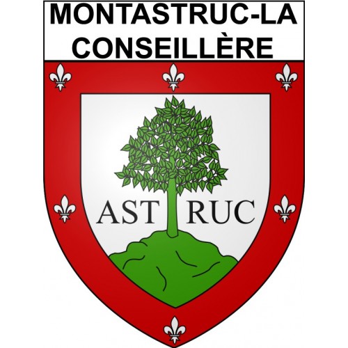 Stickers coat of arms Bazas adhesive sticker