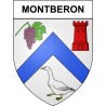 Montberon 31 ville Stickers blason autocollant adhésif