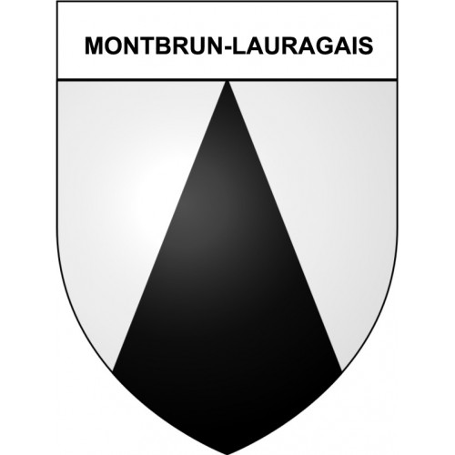 Montbrun-Lauragais 31 ville Stickers blason autocollant adhésif