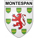 Stickers coat of arms Bazas adhesive sticker