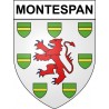 Stickers coat of arms Bazas adhesive sticker