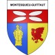 Montesquieu-Guittaut 31 ville Stickers blason autocollant adhésif