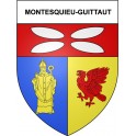 Montesquieu-Guittaut 31 ville Stickers blason autocollant adhésif