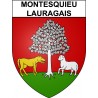 Montesquieu-Lauragais 31 ville Stickers blason autocollant adhésif