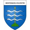 Stickers coat of arms Bazas adhesive sticker