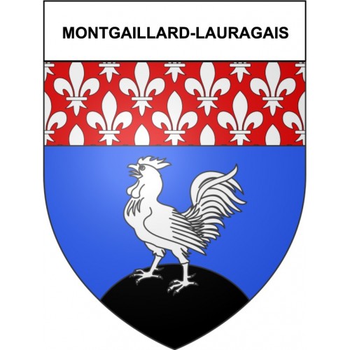 Pegatinas escudo de armas de Bazas adhesivo de la etiqueta engomada